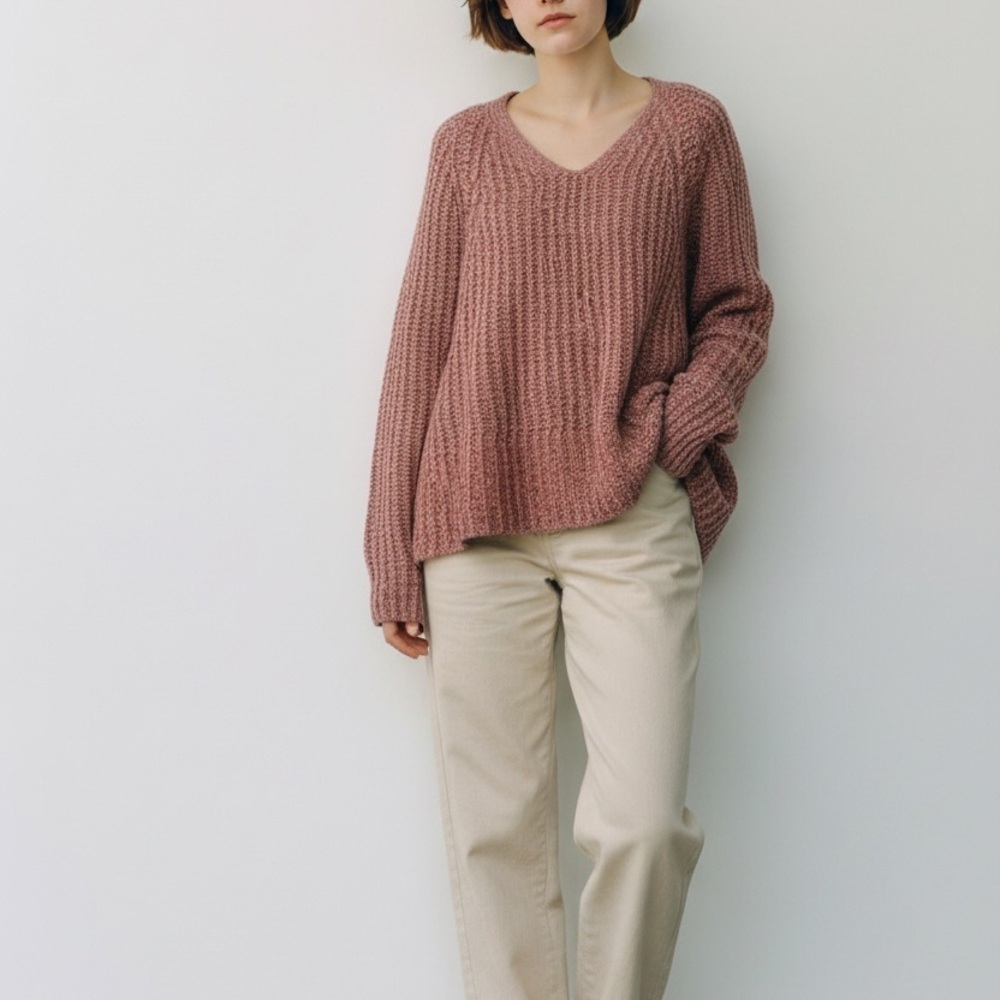 Moth Anthropologie Chunky Knit Sweater Size Small | Boho Cozy CottageCore